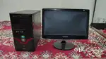 Samsung desktop monitor & good condition CPU