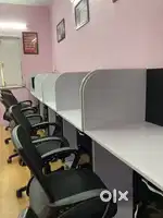 Computer table for office with 6 chairs or table