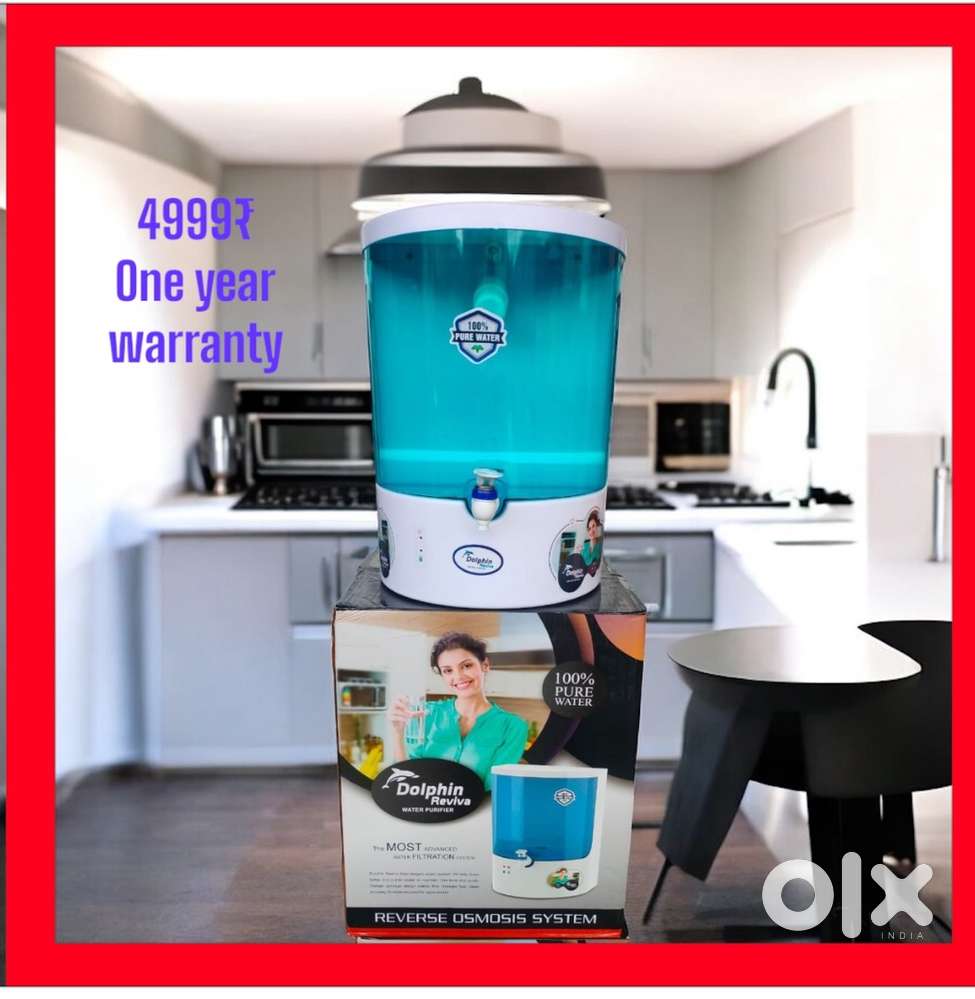 New ro water purifier dolphin model pammal