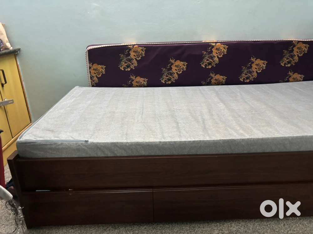 Ikea single bed with storage and very good mattress