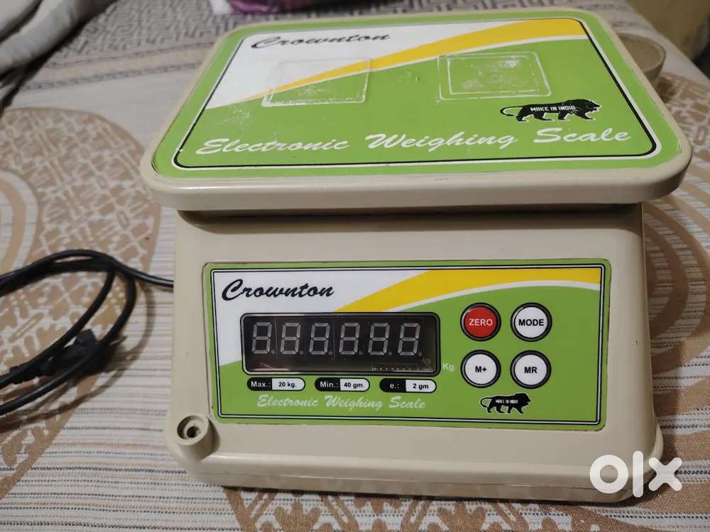 Crouvnton 
Electronie Weighing Scale