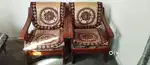 Sesame wood sofa set with table