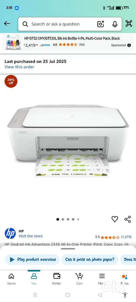 Hp deskjet printer