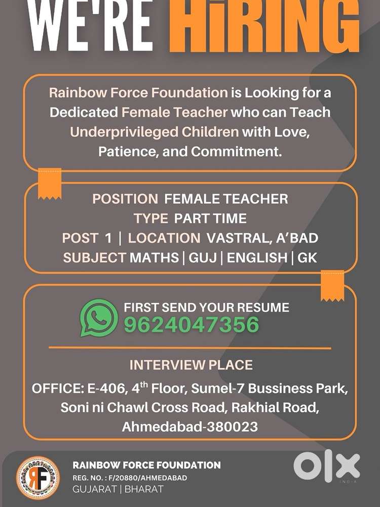 TEACHER FOR NGO