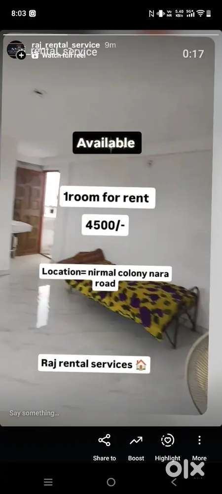 Single room for rent
