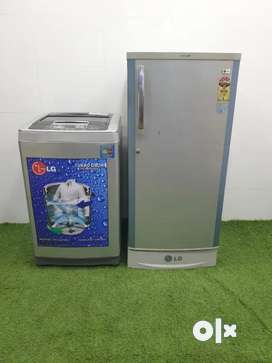 ^^ LG 6.5kg washing machine & LG 190ltr refrigerator withwarranty*
