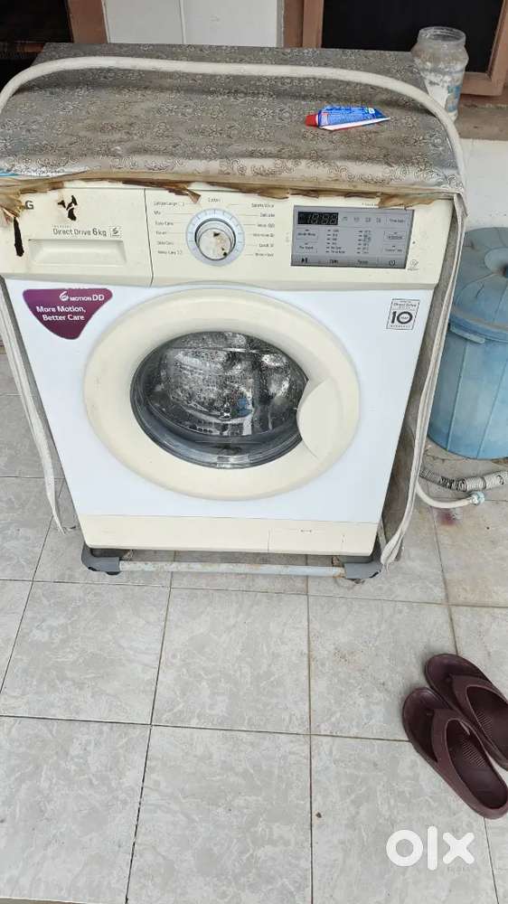 Lg front door 6 kg washing machine. Drum problem