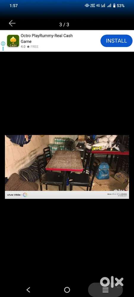 Table  and chair
