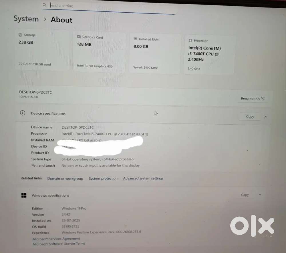 Lenovo thinkcenter i5 mini desktop for sale