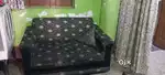 5 seater sofa with couch and tea table