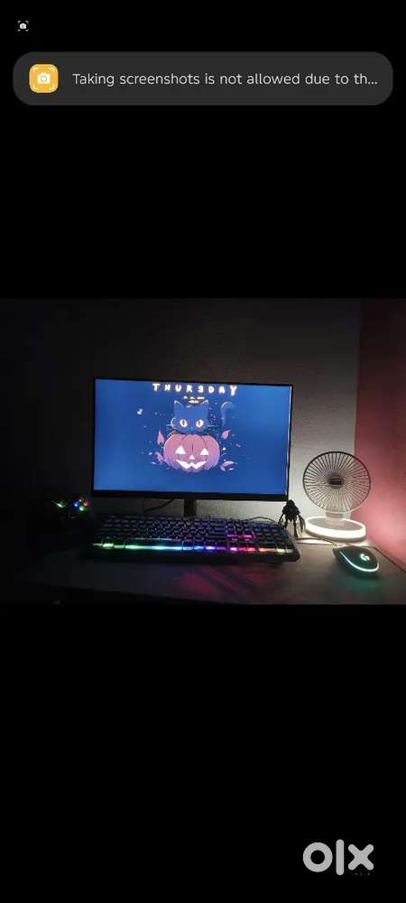 Brand new gaming computer setup  /4k Projector also