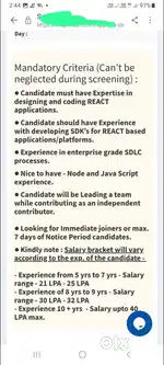 REACT application developer