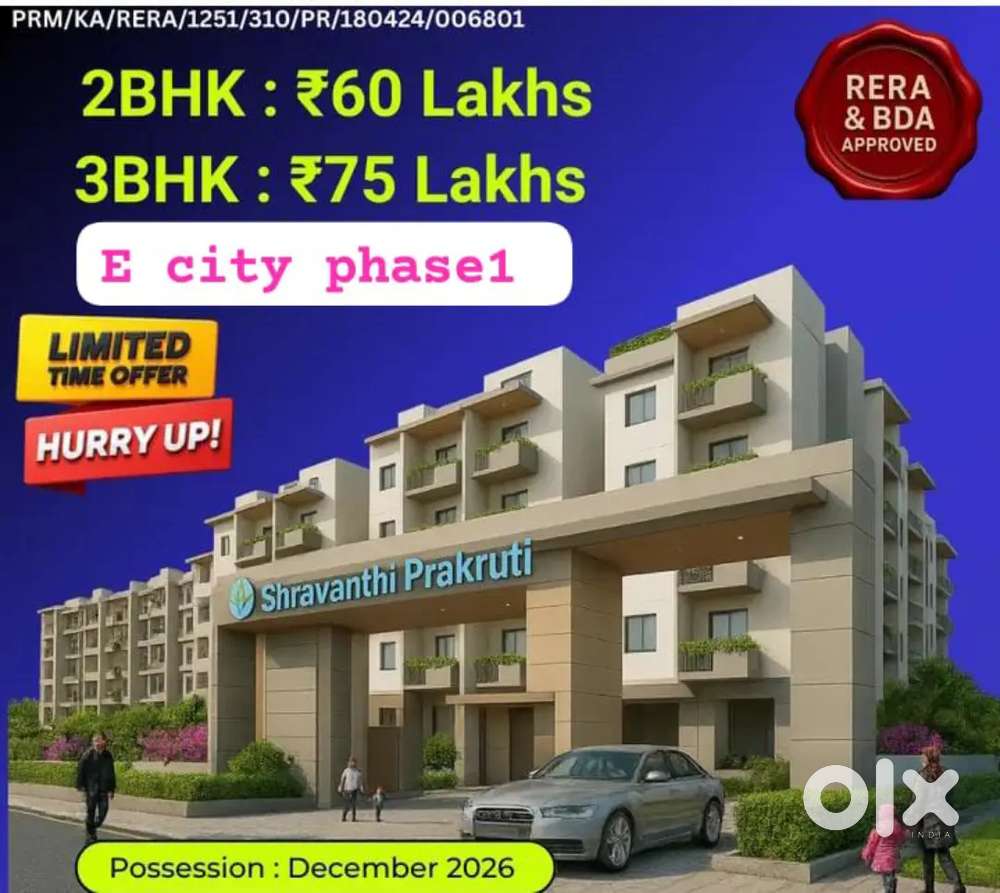 Luxury plot for sale in near electric city