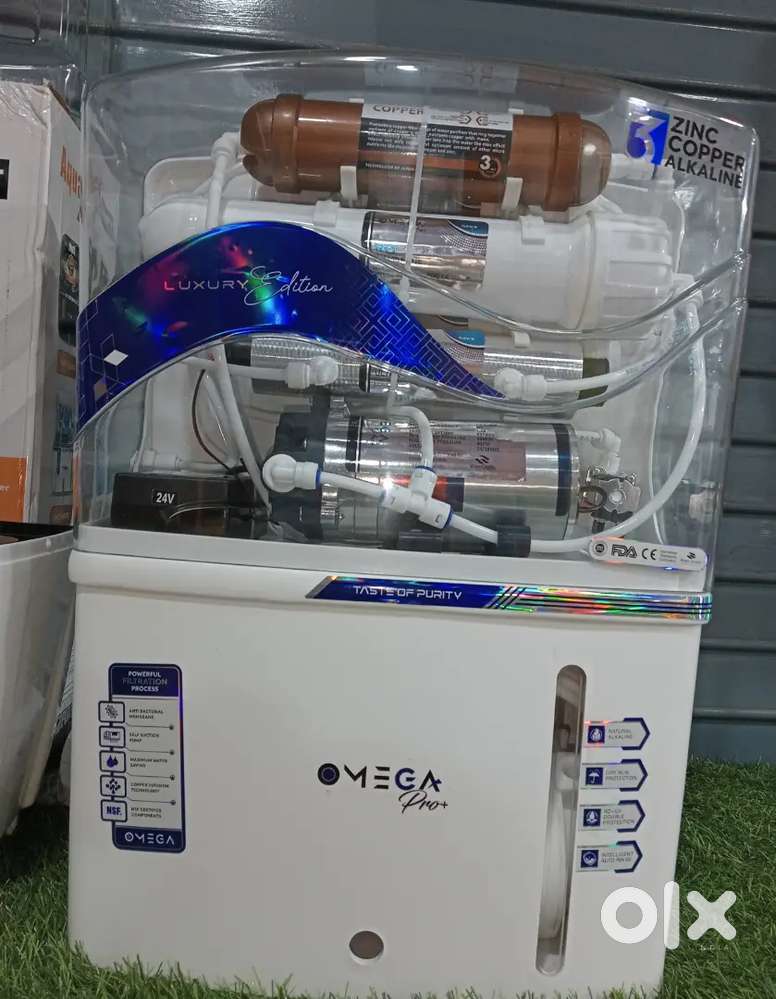 Omega pro RO water purifier copper mineral Alkaline