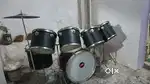 Music Drum  set 4 tums Bas sad Bas saner 1 simble cleper