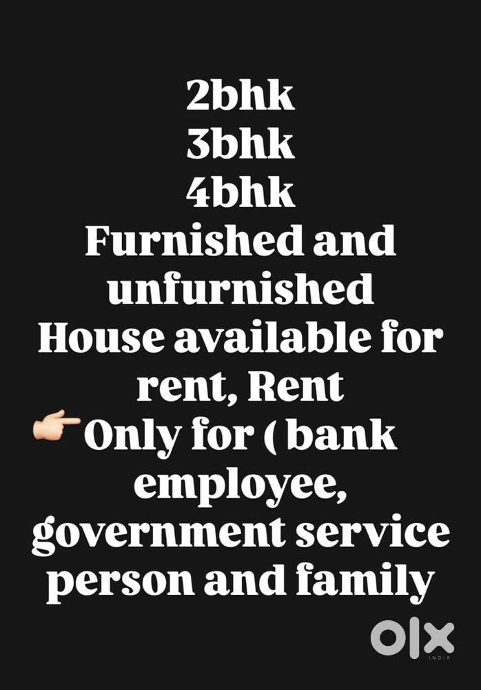 House available for rent