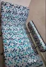Single cot sofa cum bed with mattress