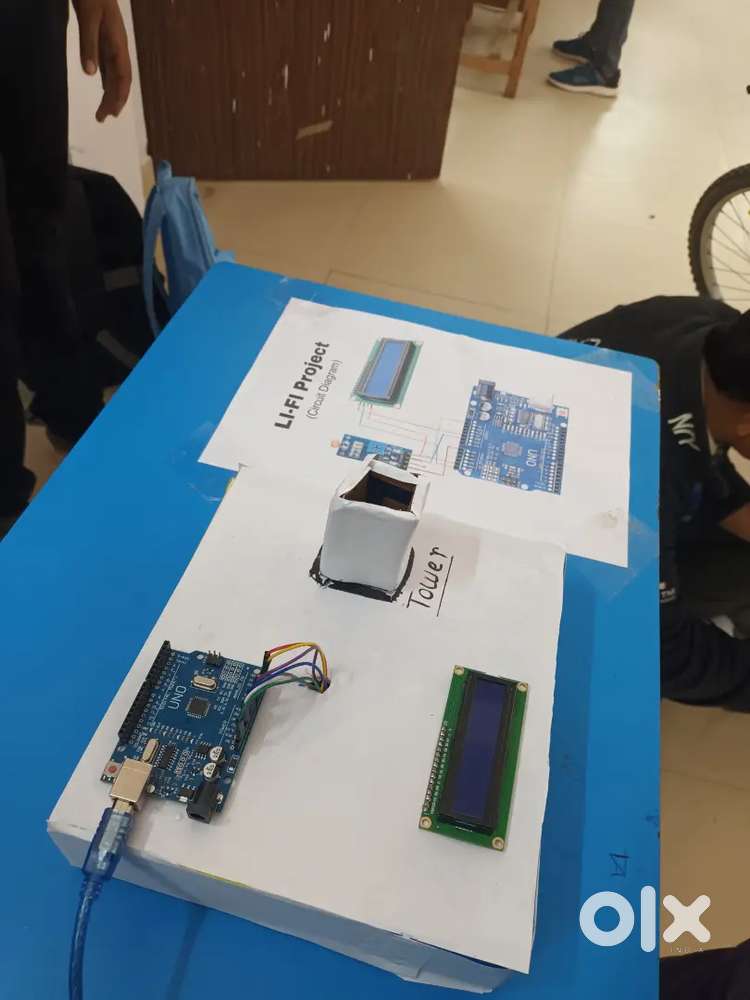 Li fi project 1st prize winning