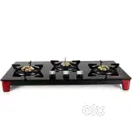 Pigeon by stovekraft 3 burner infinity glass cooktop