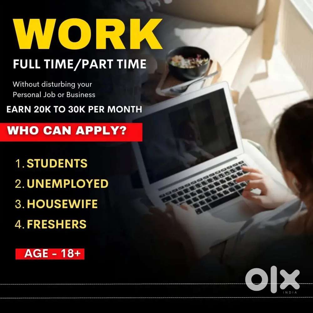 Work From Home Job  Part Time / Full Time