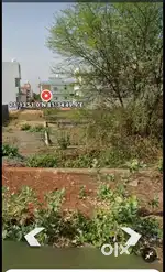 डाइवर्टेट कॉर्नर प्लॉट इंद्रप्रस्थ रायपुरा सीसी रोड से लगा प्लॉट ,