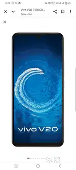 Vivo V20 Ram 8-128 Gb