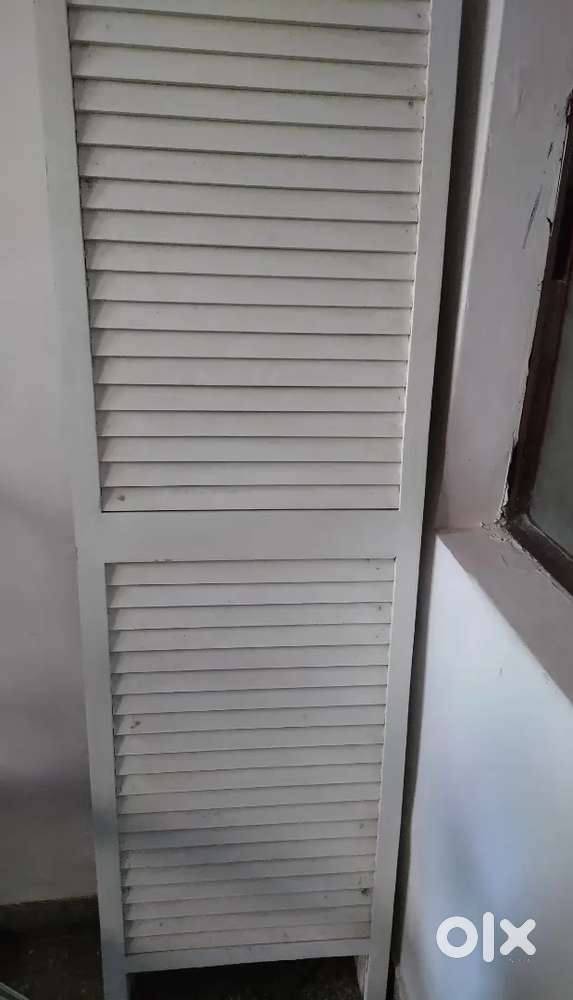 Wooden room partition 4 panel