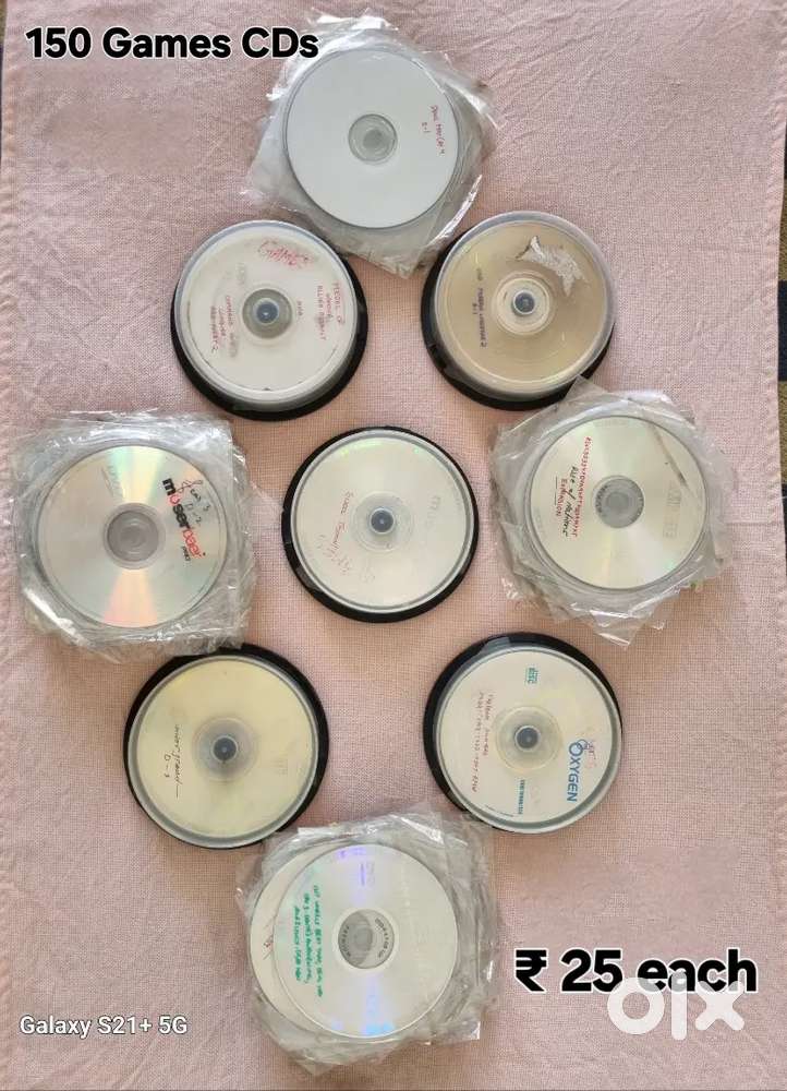 Preowned Movies,Songs,Games etc. CDs for sell.