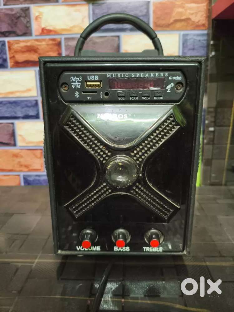 Brand new speaker and high bass and smoothly stereo