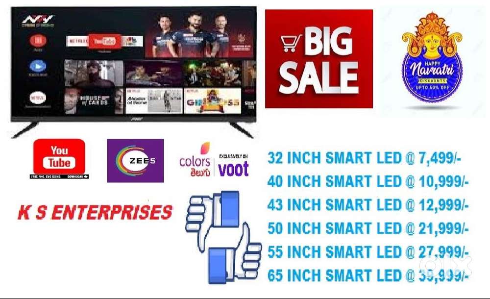 40 INCH SMART LED @ 10,999/- ONLY