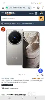 Vivo x200 pro 5g 16/512