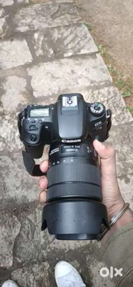 Canon 77D with 18-135 lens