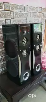 Home theater heavy system duble box four speaker
