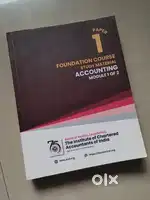 Books study material for CA foundation exam