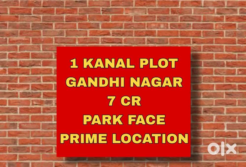 1 KANAL PLOT GANDHI NAGAR