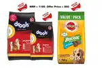 Drools Puppy Food 4.2 kg With Pedigree Biscuits 900grms
