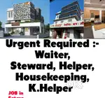 We Provide - Waiter //  Captain //  Steward //  K Helper//Helper