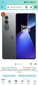 Oneplus nord ce 4
