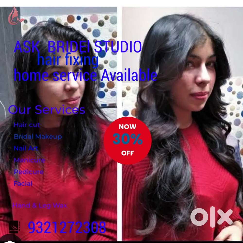 Ask hair fixing and bridel service