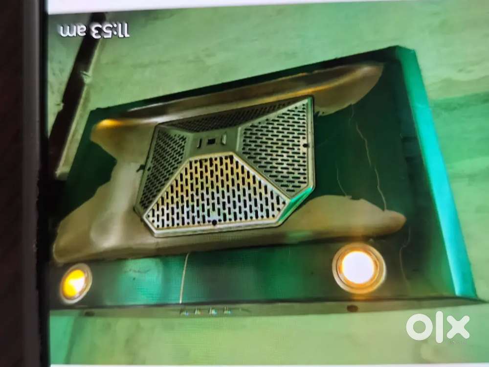 इलेक्ट्रिक चिमनी और टीवी