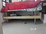 Sag wood single bed