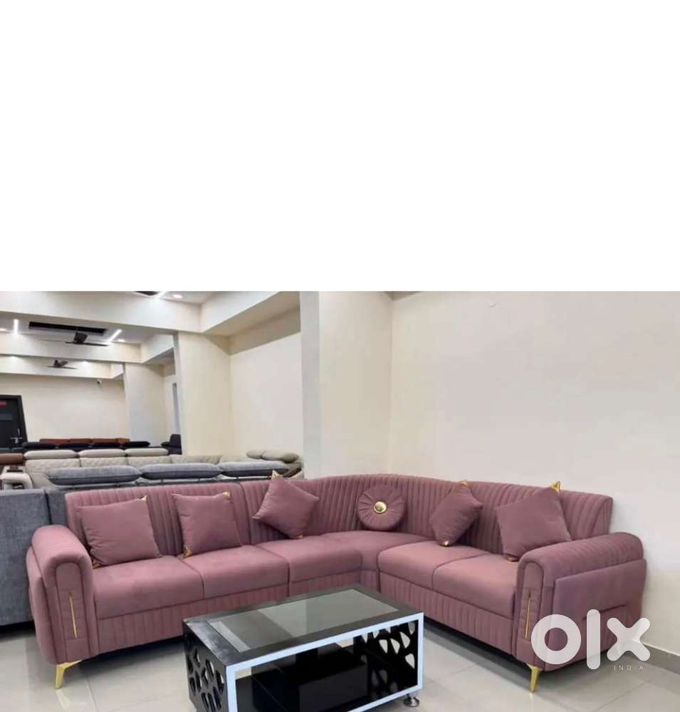 The all new l shope sofa set with premium quality and free deliv