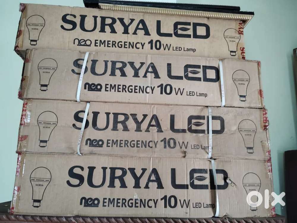 SURYA LED EMERGENCY BULB, SLIM TUBE LIGHT, 10W LED BULB