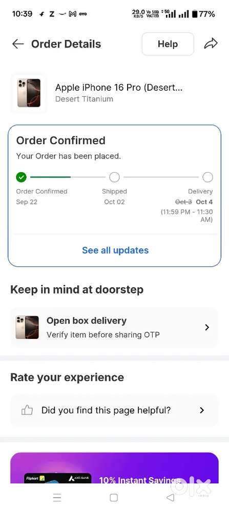 Iphone 16 pro Desert Titanium (128 gb)