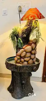 Lamp and Water Fountain