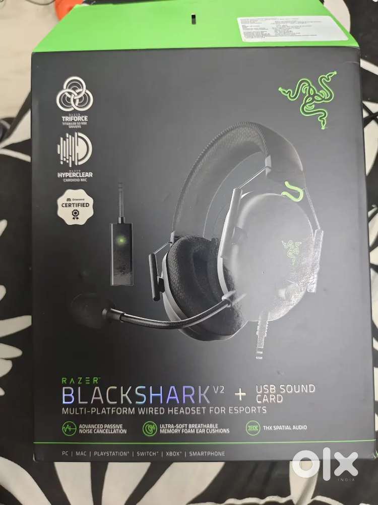 Razer BLACKSHARK V2 + USB Sound card