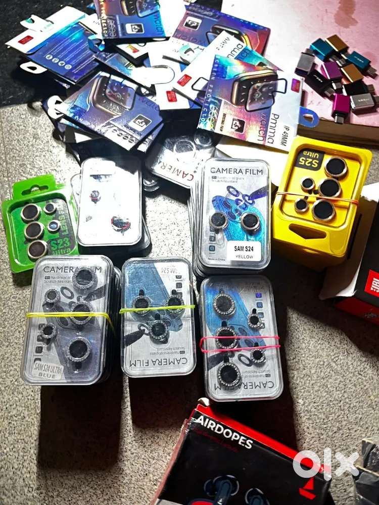 All accessories cover head phone glass gard much more