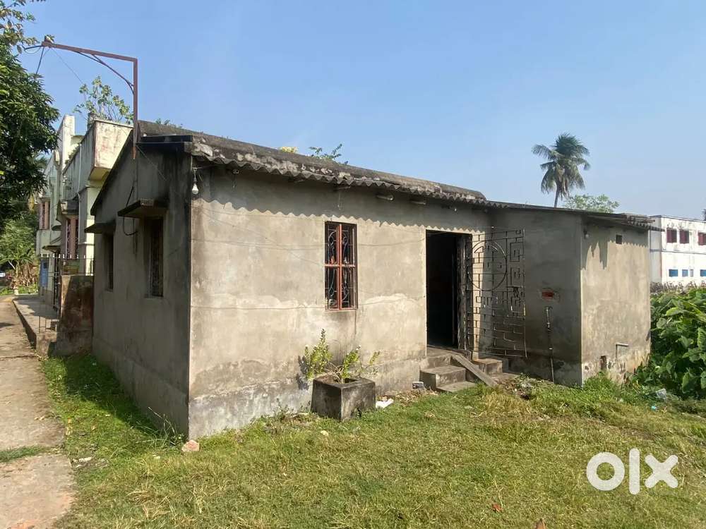 নারী বেলবাগান অ্যাসবেস্টস বাড়ি সহ 1.5 কাঠা জমি