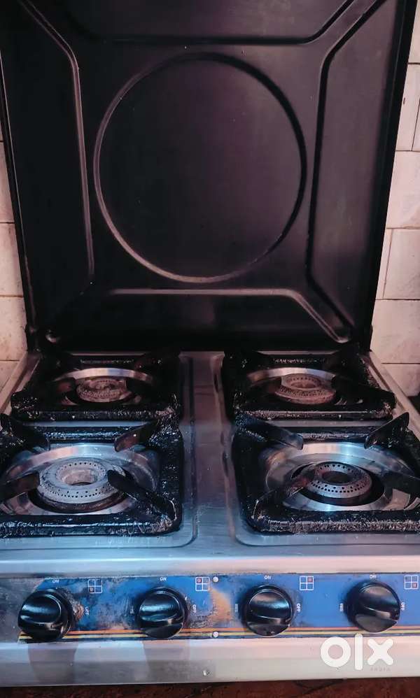 4 burner gas
