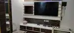 Fully furnished flat for rent with 2 acs geyser interior hall tv panel